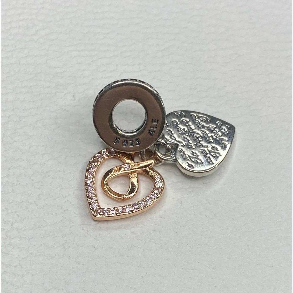 Heart dangle charm for Pandora